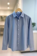 90s classic light blue shirt