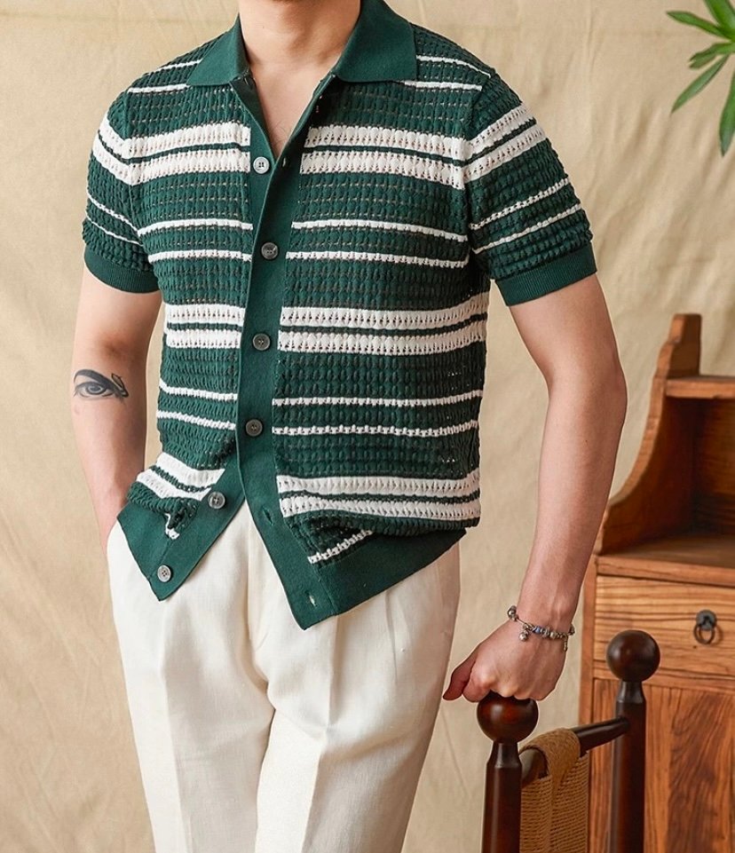 Screenshot 90s classic half sleeve shirt Green - Image 1