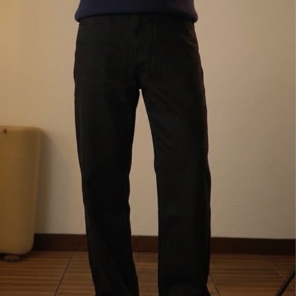 Staight fit denim black