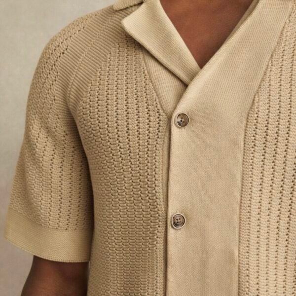 The Heritage Knit Shirt in Beige