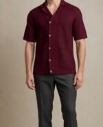 The Heritage Knit Shirt in marron - Image 2