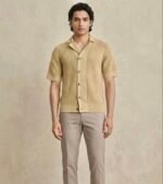 The Heritage Knit Shirt in Beige - Image 2