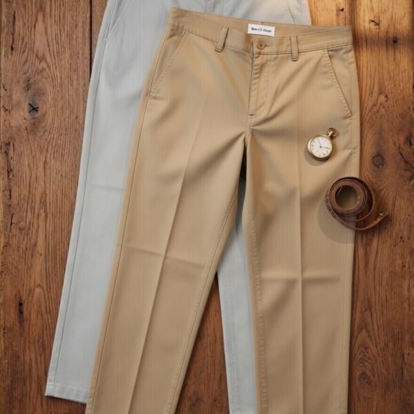 CHINOS PANT 2 PCS COMBO ASH ,beige