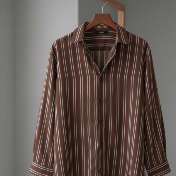 full sleeve strip deep coffe