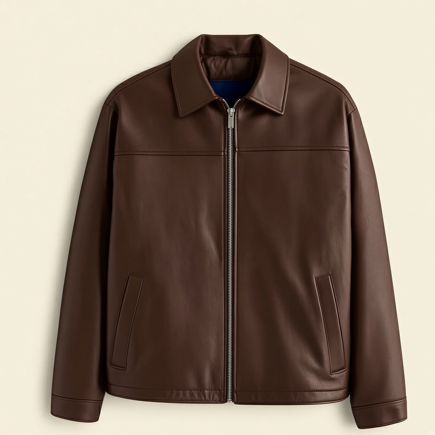 IMG_8584 Leather jackets in chocolate - Image 1
