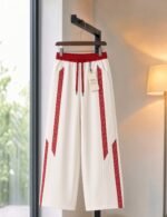 trackpant baggy joggers in off white