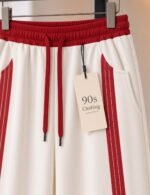 trackpant baggy joggers in off white - Image 2