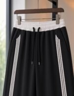 trackpant baggy joggers in black - Image 2