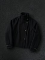 Imported China Flannel Woolen Jackets in black