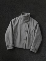 Imported China Flannel Woolen Jackets in ash
