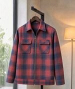 premium zip shacket